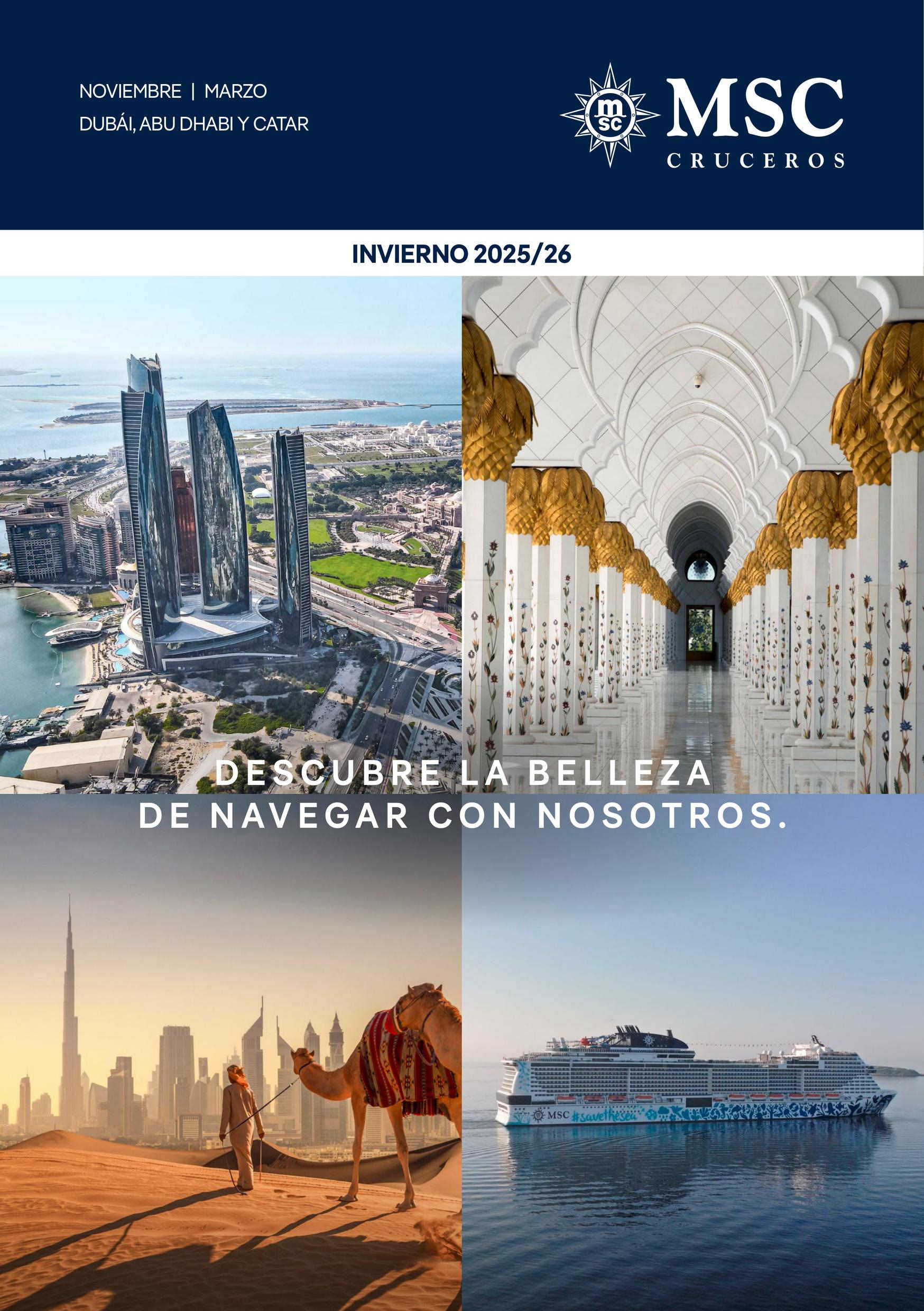 Catálogo Cruceros Emiratos Árabes